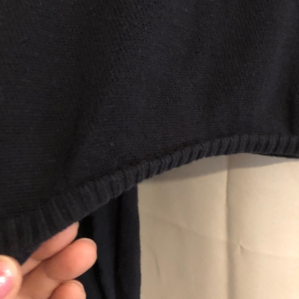 TRUE RELIGION | CROP LOGO SWEATER Dark Navy Blue - Picture 5 of 9